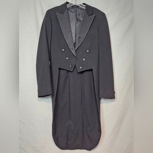 Classic Black Formal Tailcoat Tuxedo Jacket